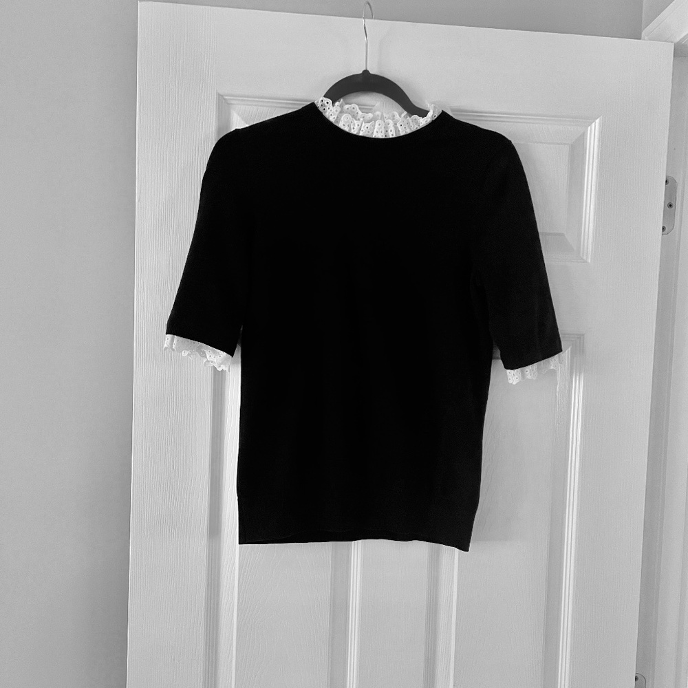 Boden Navy Cotton Blend Sweater